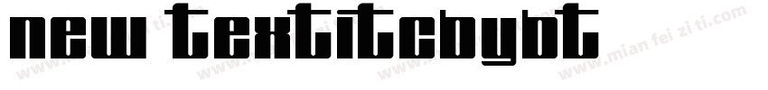 new textITcbybt字体转换